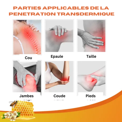 Gel de soin professionnel au venin d'abeille qui soulage les douleurs articulaires